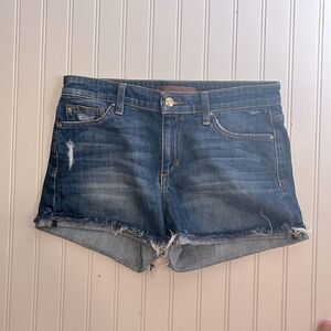 Joe’s collector’s edition rolled raw hem shorts